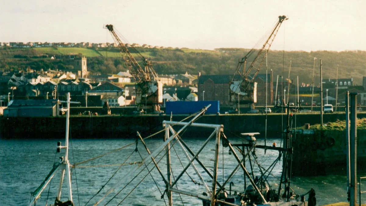 Whitehaven harbour. Photograph by Humphrey Bolton, CC BY-SA 2.0.