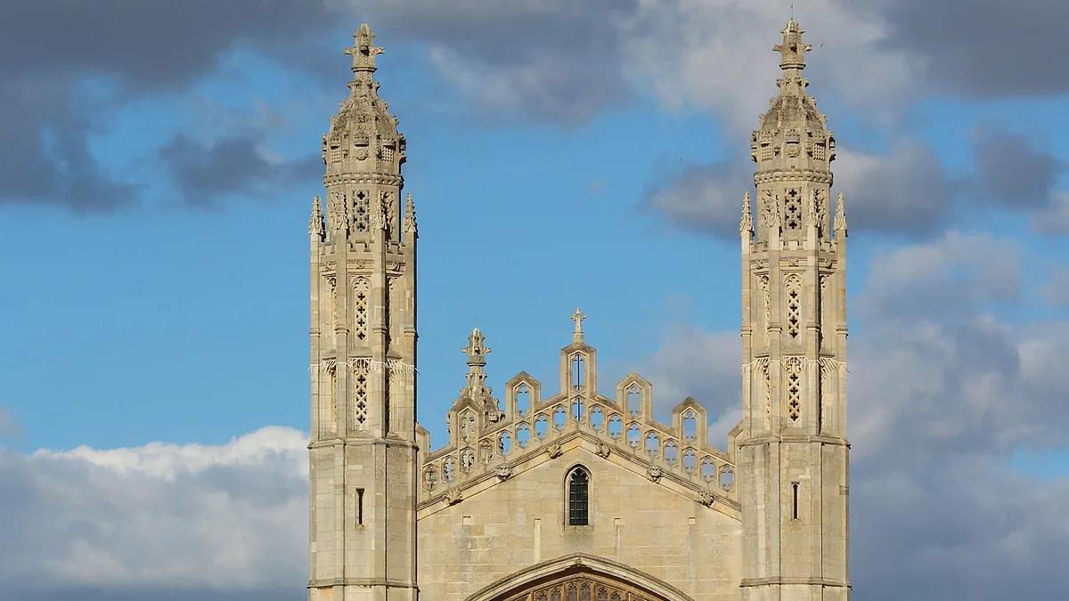 King's College Chapel in Cambridge. Photograph by Martinvl, CC BY-SA 4.0.