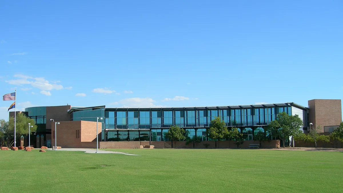 Gilbert Civic Center in Arizona. Photograph by Shereth, CC BY-SA 3.0.