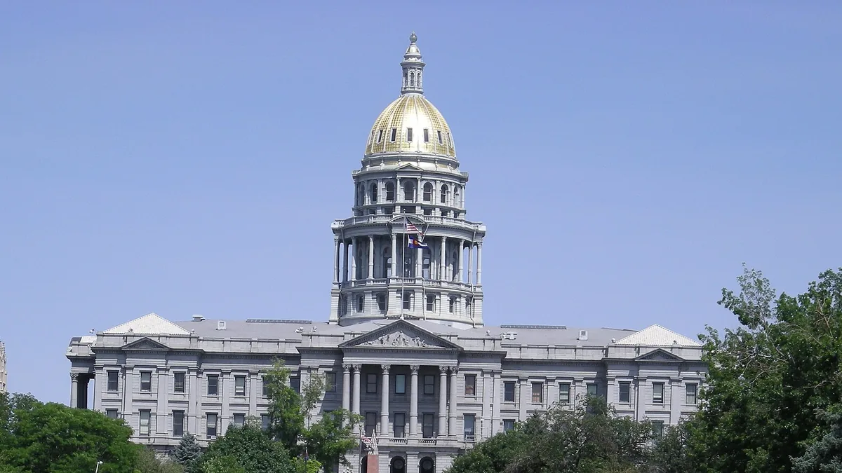 The Colorado State Capitol in Denver. Photograph by Michael Barera, CC BY-SA 4.0.