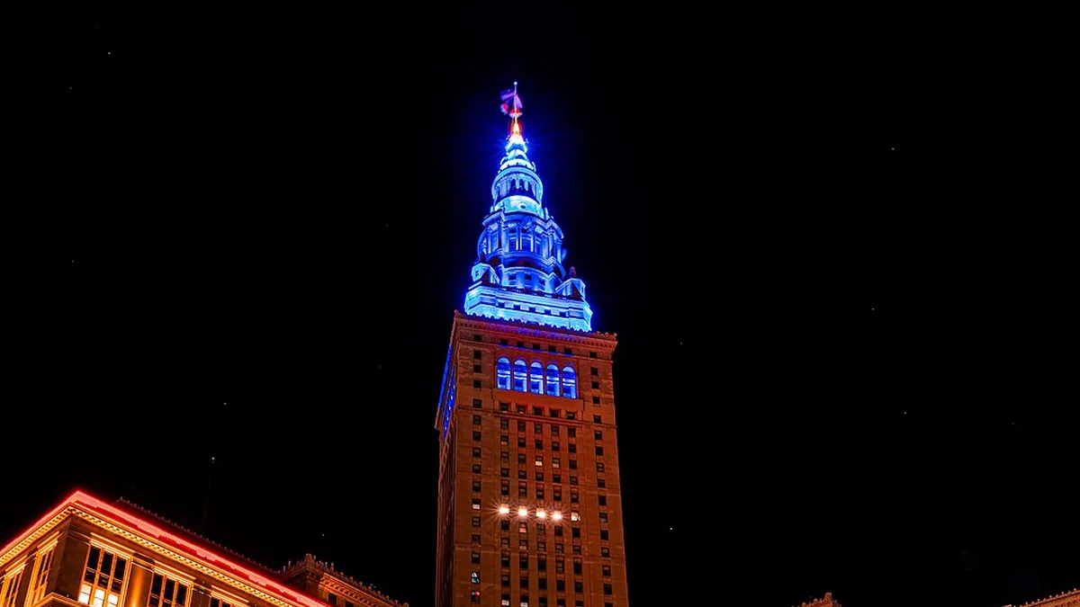 The Terminal Tower in Cleveland. Photograph by Erik Drost, CC BY 2.0.
