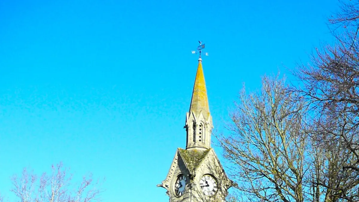 The clock tower in Aylesbury. Photograph by Humphrey Bolton, CC BY-SA 2.0.