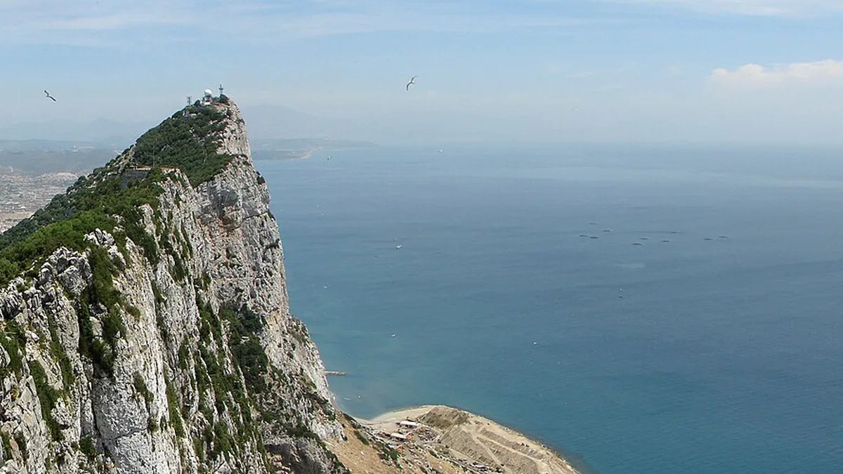 The Rock of Gibraltar. Photograph by RedCoat, CC BY-SA 2.5.