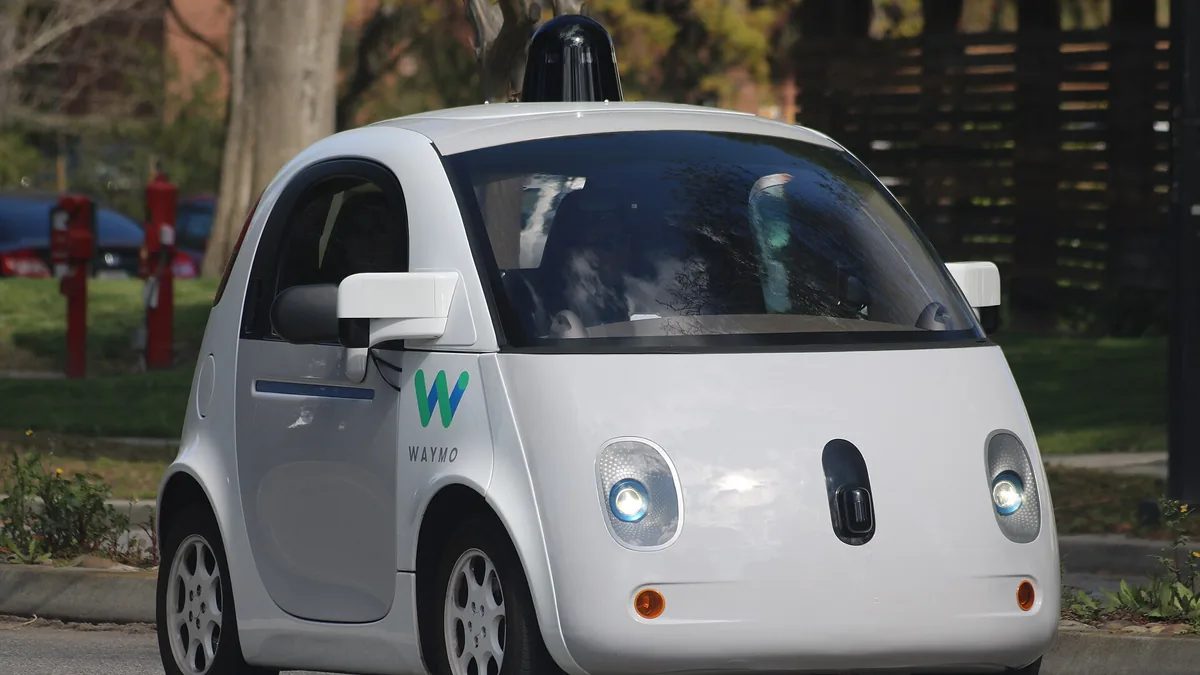 A Waymo self-driving car. Photograph by Grendelkhan, CC BY-SA 4.0.