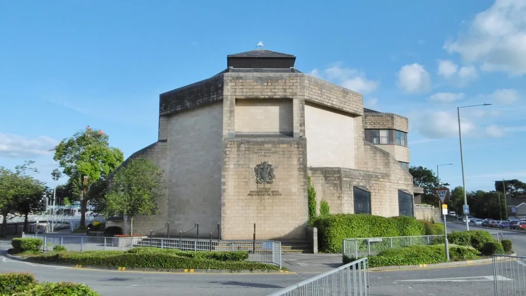 Bridgend County Borough Council civic offices. Photograph by Mike Faherty, CC BY-SA 2.0.