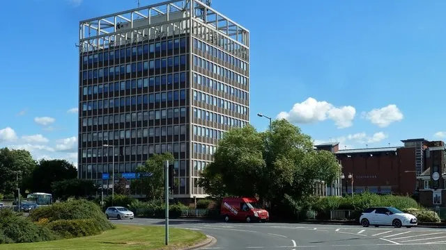 Carlisle Civic Centre. Photograph by Mary and Angus Hogg, CC BY-SA 2.0.