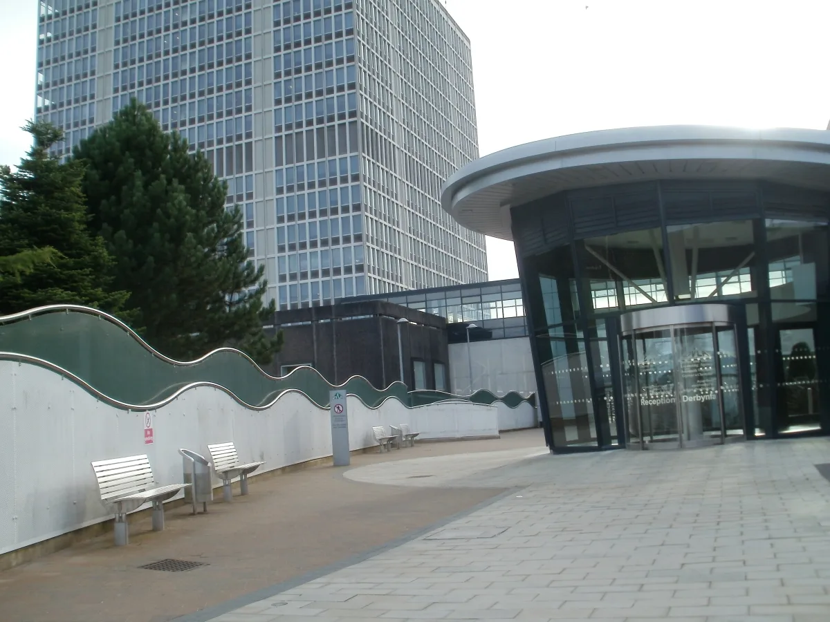 The Driver and Vehicle Licensing Agency building in Swansea